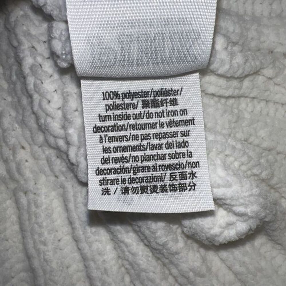 Victoria Secret Knit‎ Sweater Pullover White Logo Mock Turtleneck Size XSmall - Picture 8 of 8
